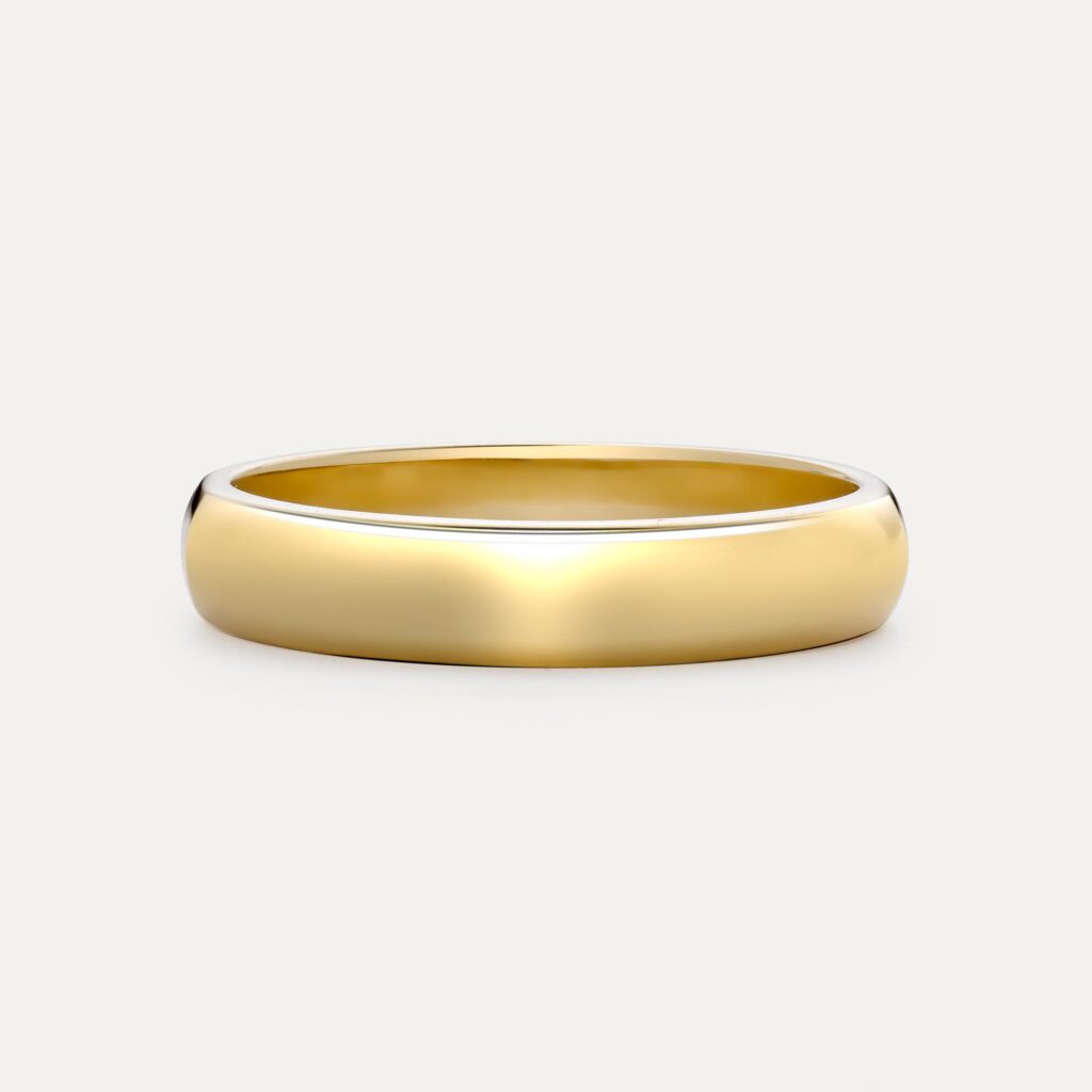 Classic D-shaped Men’s Wedding Ring