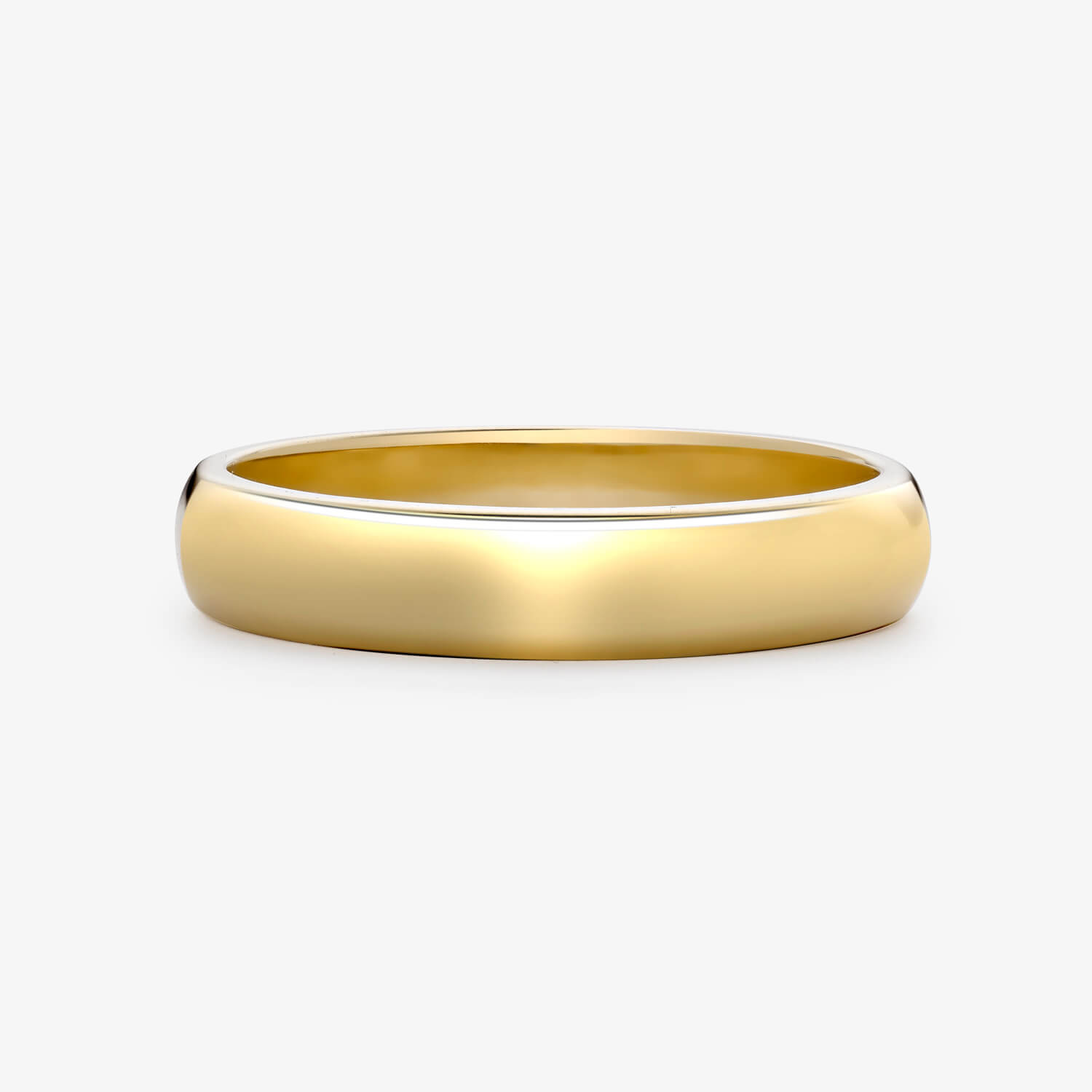 Classic D-shaped Men’s Wedding Ring