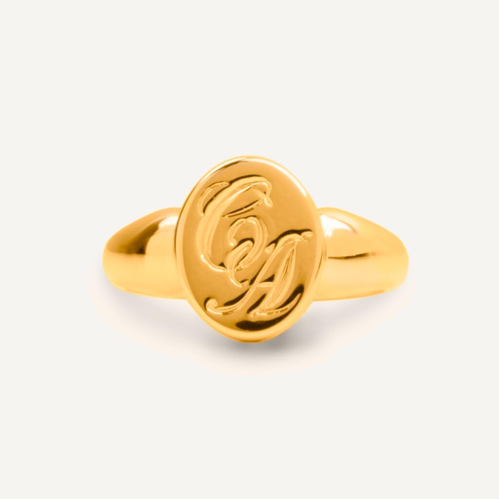 Bespoke Initals Signet Ring