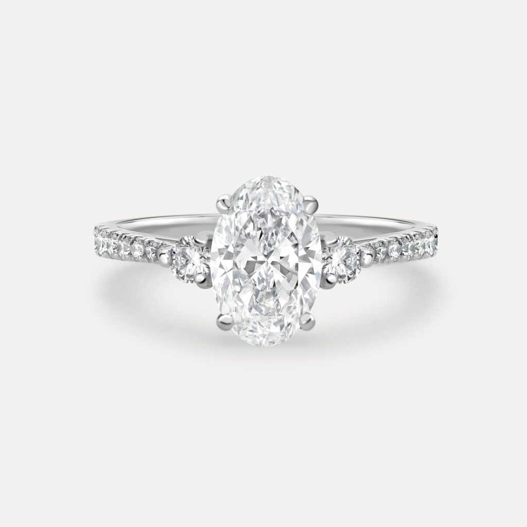 Bespoke Trilogy Engagement Ring