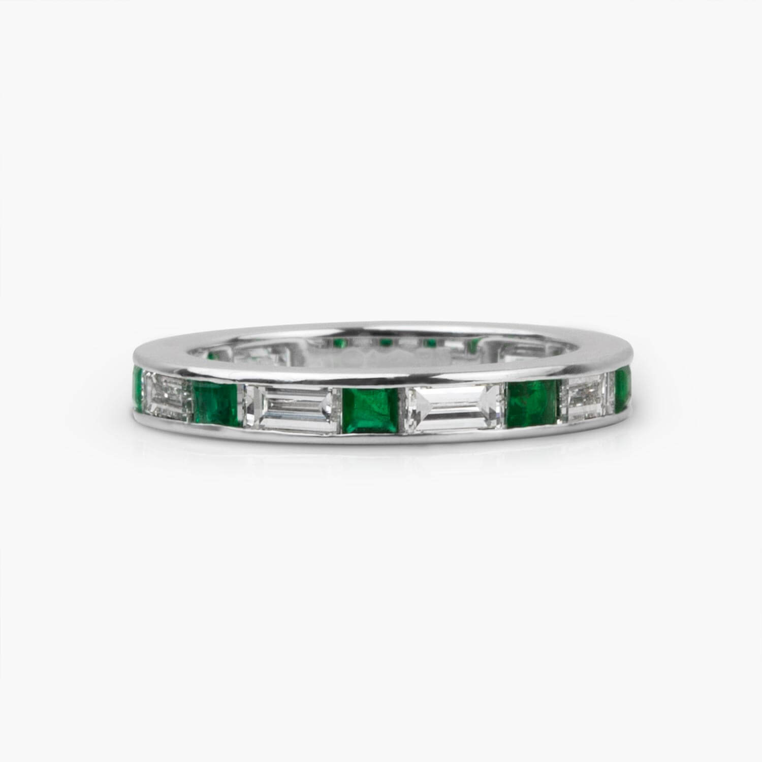 Tom’s Bespoke Emerald and Diamond Eternity Ring