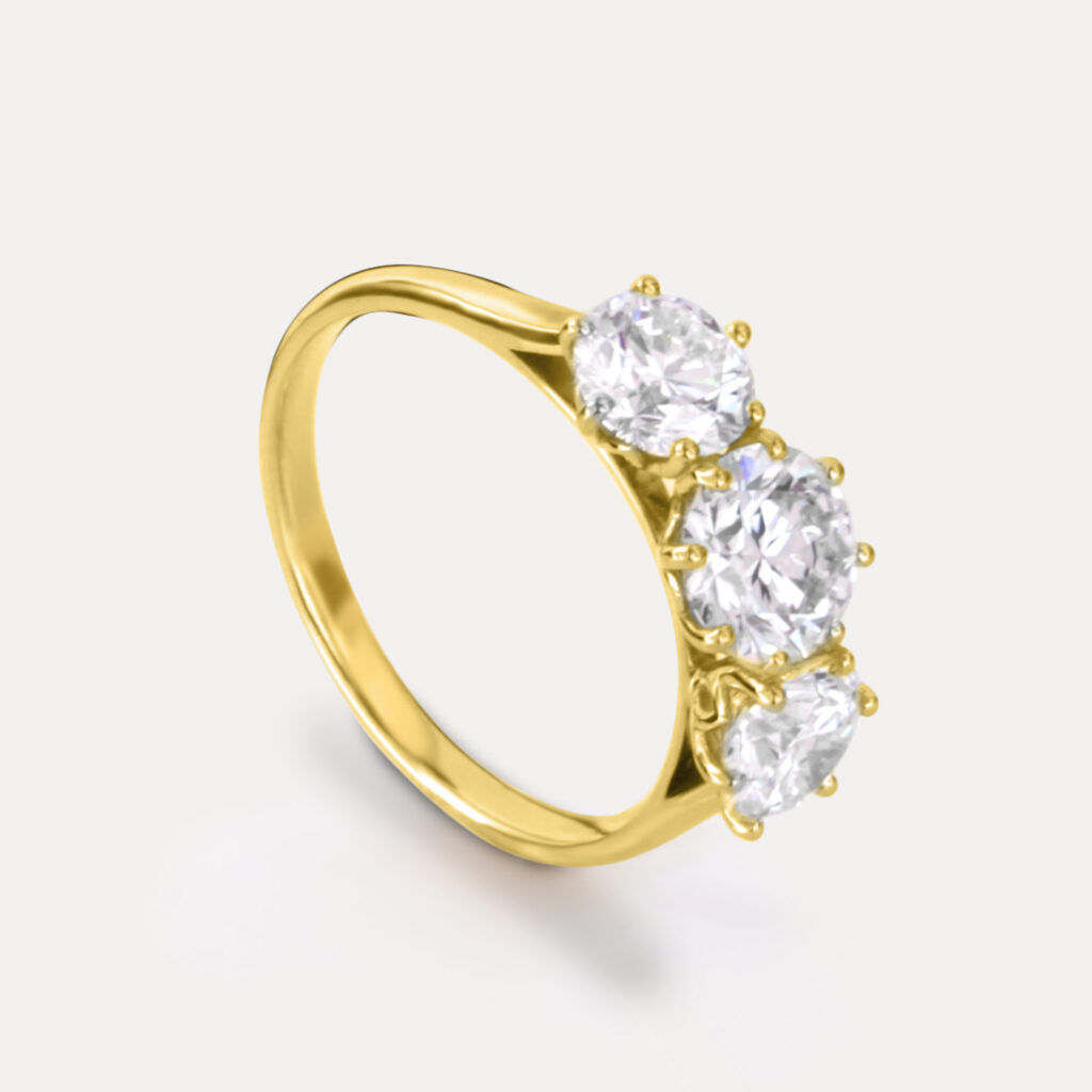 George’s Bespoke Trilogy Engagement Ring