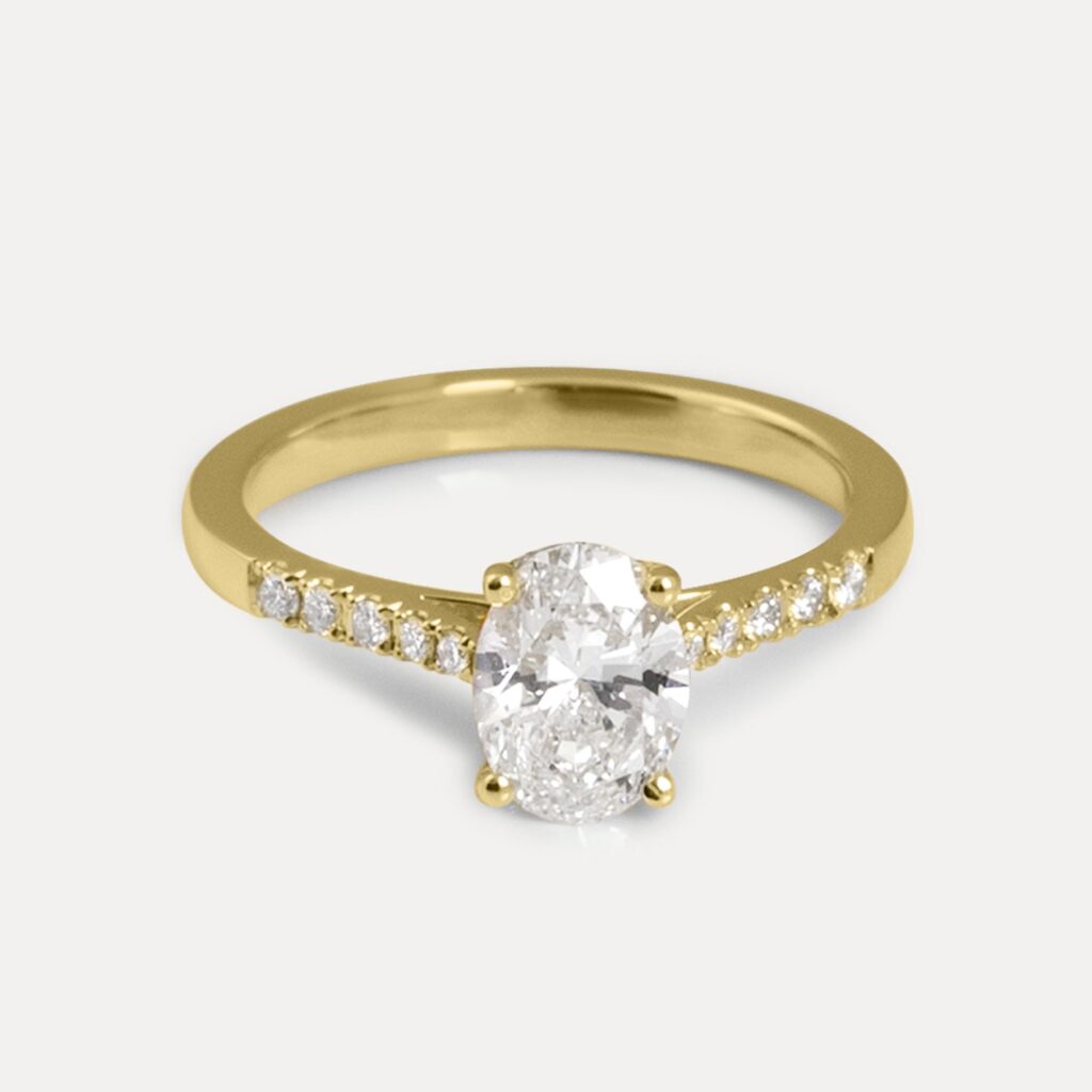 Chris’ Bespoke Oval Engagement Ring