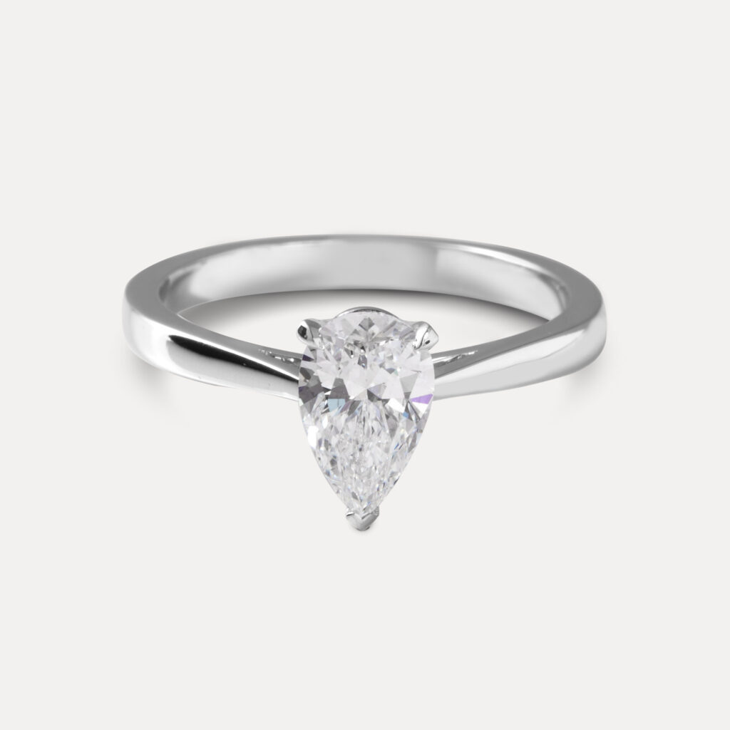 Ash’s Bespoke Pear Cut Engagement Ring