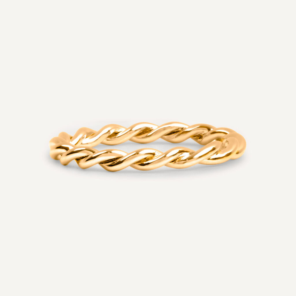 Twisted Metal Stacking Ring
