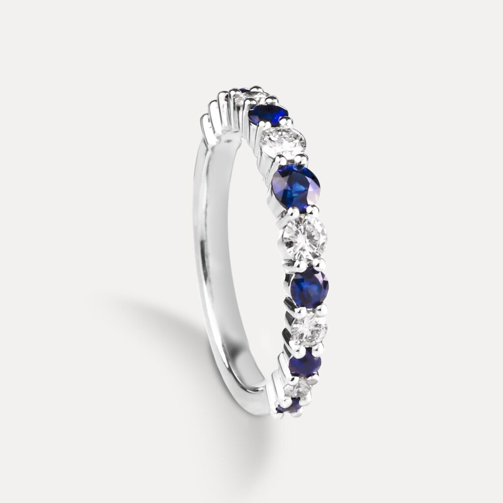 Harry’s Bespoke Sapphire and Diamond Eternity Ring