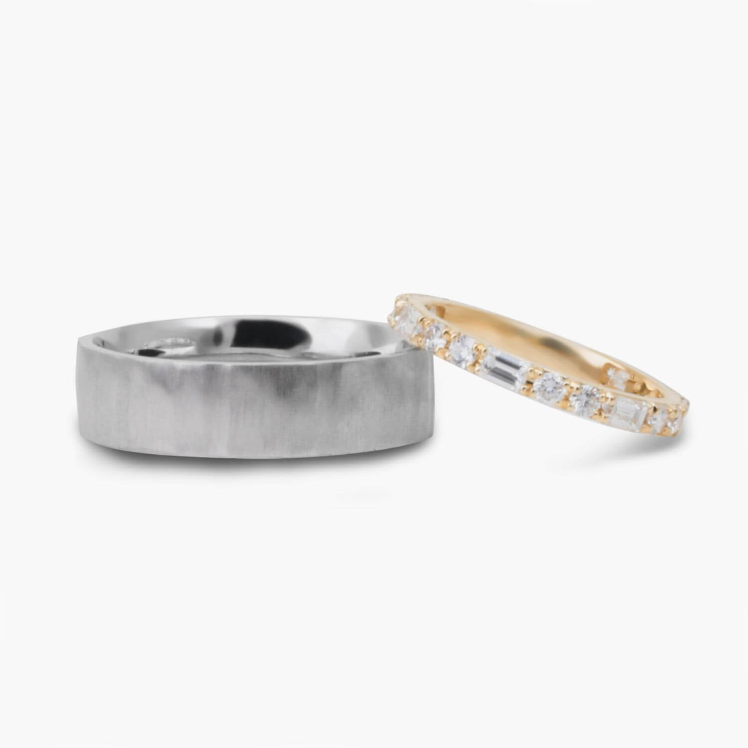 Bespoke Mixed Cut Diamond Wedding Ring