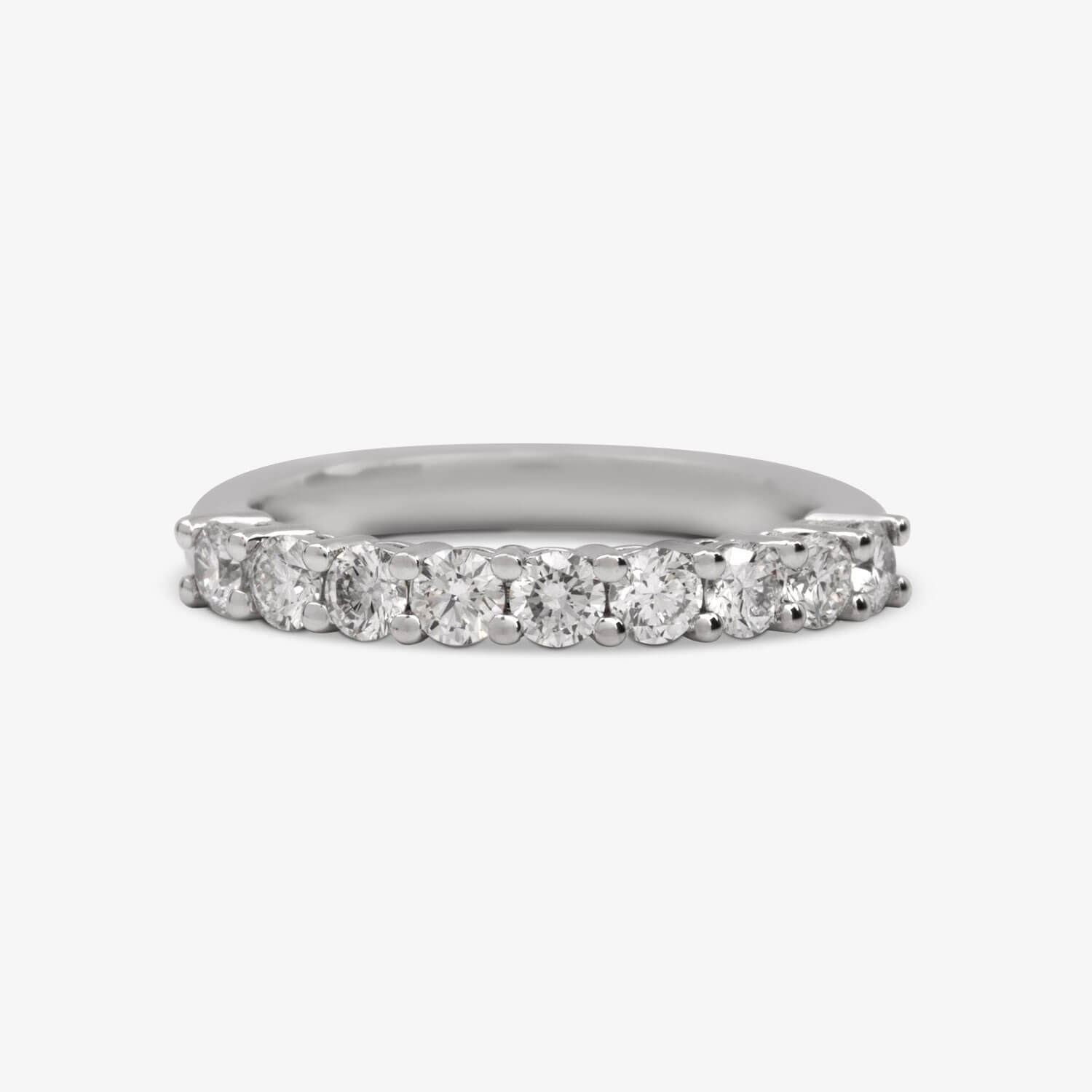 Classic Diamond Half Eternity Ring