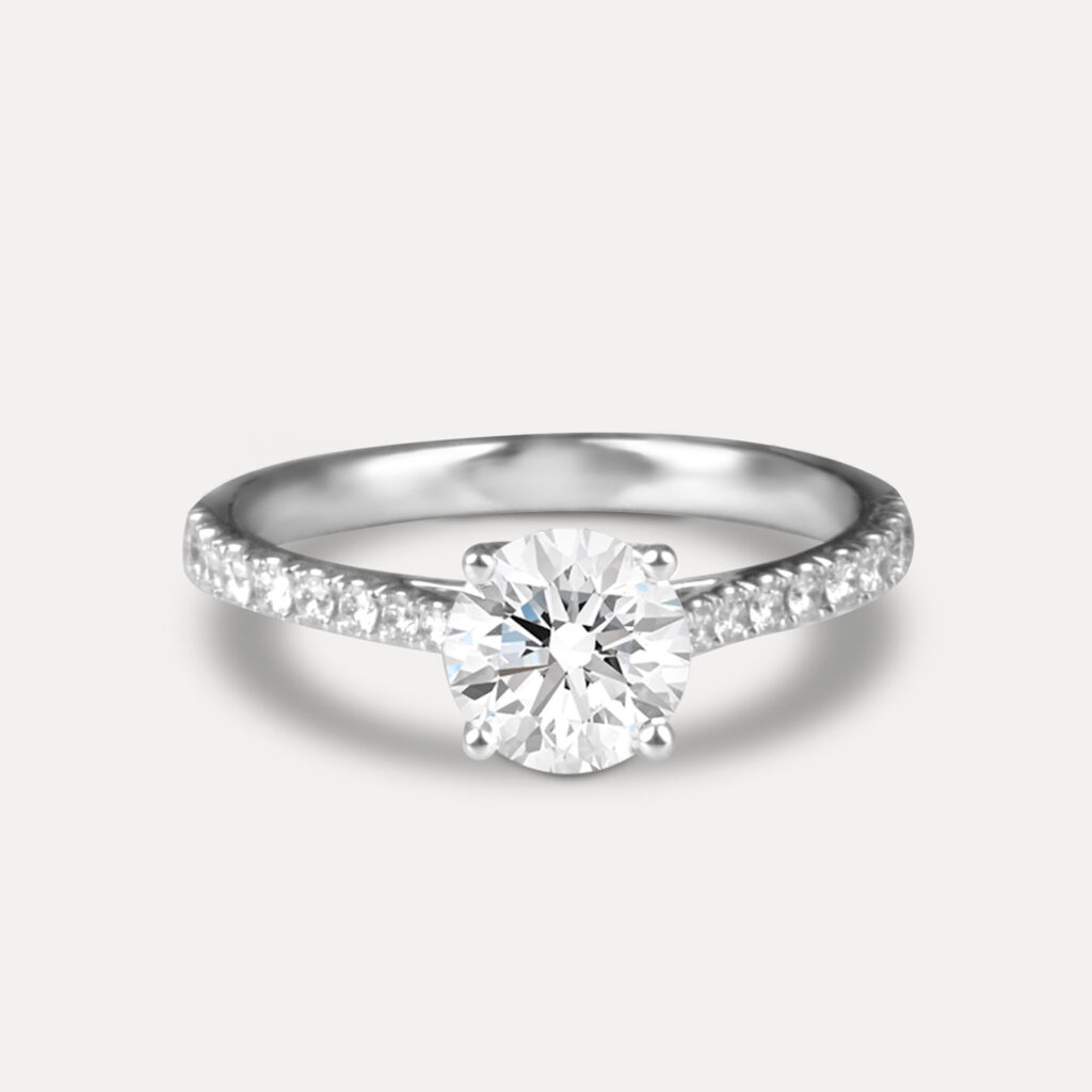 Rowan’s Bespoke Diamond Solitaire Engagement Ring