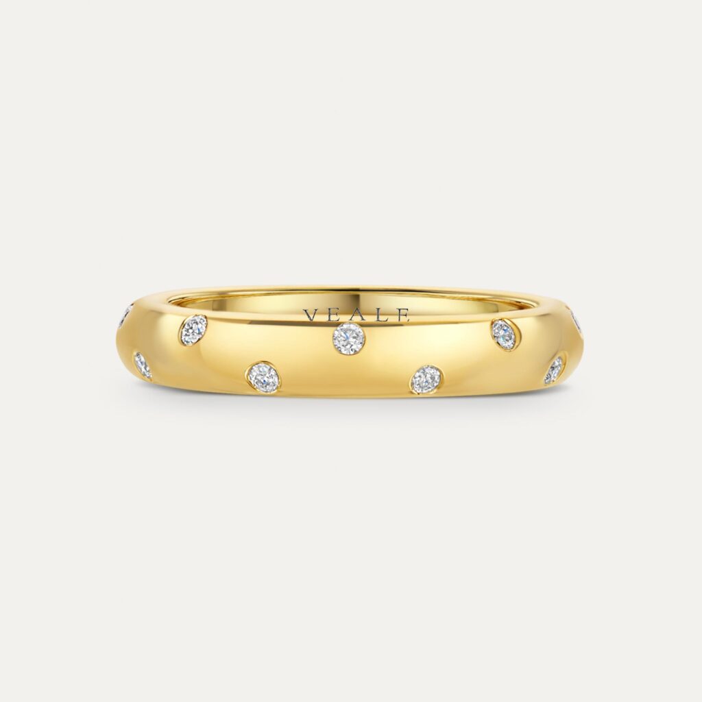 Diamond and gold stacking ring | Veale Fine Jewellery