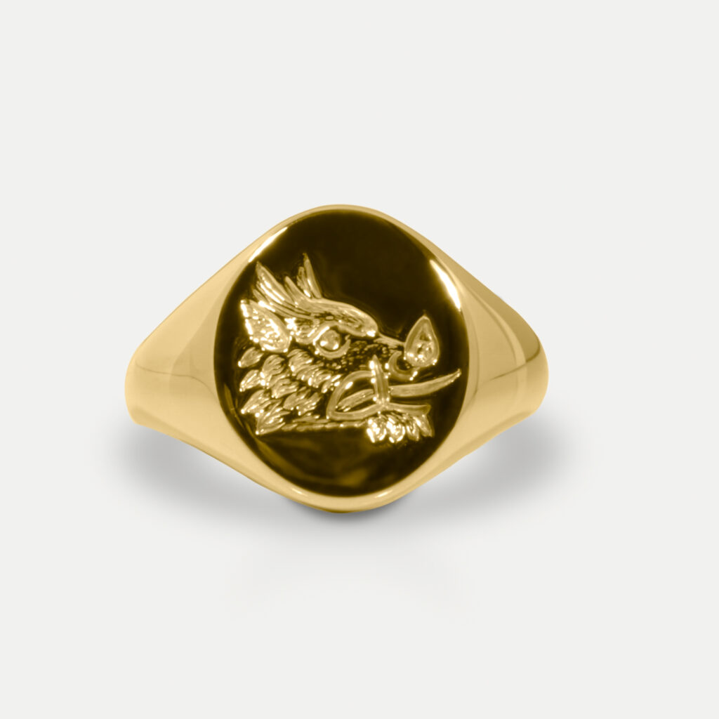 Bespoke Wild Bore Signet Ring