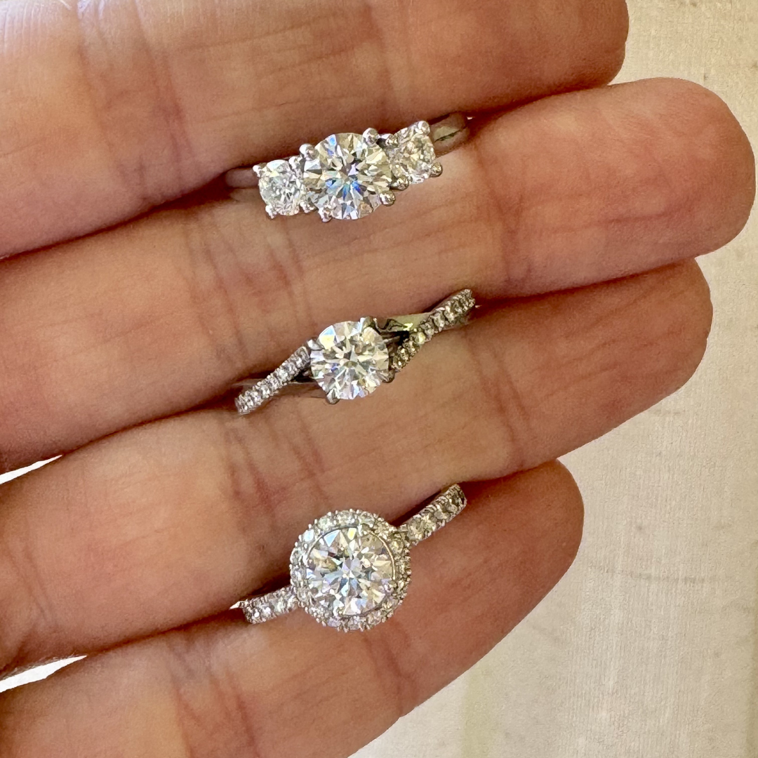 Diamond engagement rings by Veale Fine Jewellery
