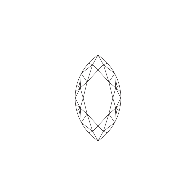 Marquise cut diamond